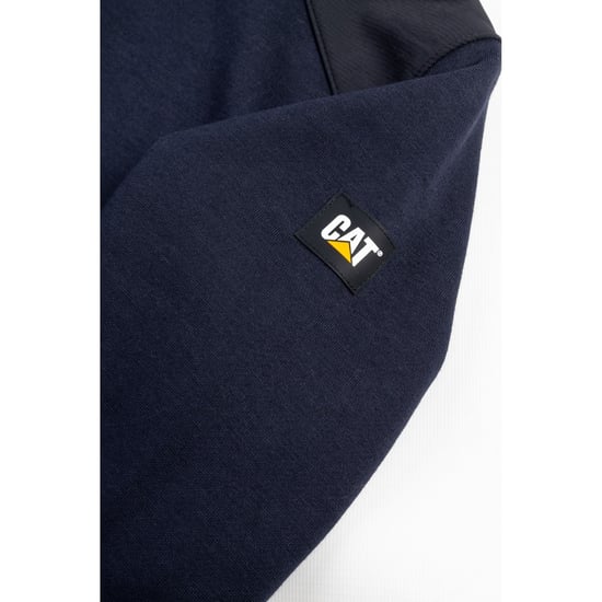 Caterpillar Essentials Polyester Herren Kapuzenpullover Blau - Image 6