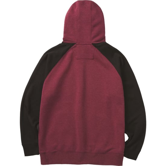 Caterpillar Raglan Baumwoll Herren Rot Kapuzenpullover - Image 5