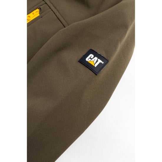 Caterpillar Essentials Shell Herren Grün Softshelljacke - Image 6