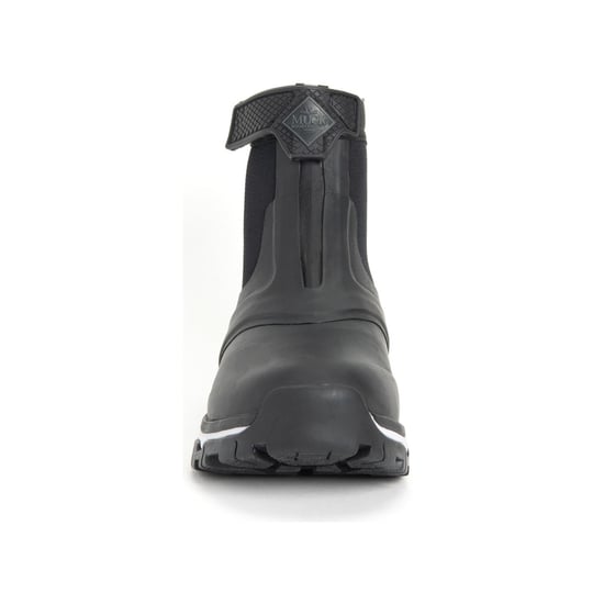Muck Boots Apex Mid Zip Gummi Schwarz/Weiß Wellington-Stiefel - Image 3