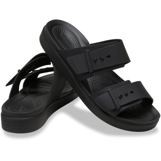 Crocs Brooklyn Buckle Damen Sandalen Schwarz - Image 3