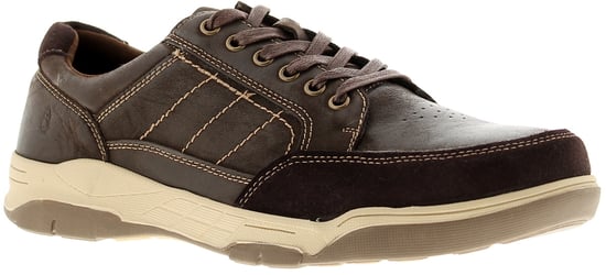 Hush Puppies finley Leder Herren Freizeitschuhe braun - Image 1