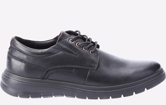 Hush Puppies Triton Schwarze Herren-Schnürschuhe Aus Leder - Image 1