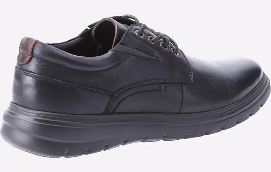 Hush Puppies Triton Schwarze Herren-Schnürschuhe Aus Leder - Image 3