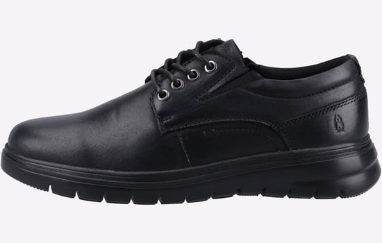 Hush Puppies Triton Schwarze Herren-Schnürschuhe Aus Leder - Image 5