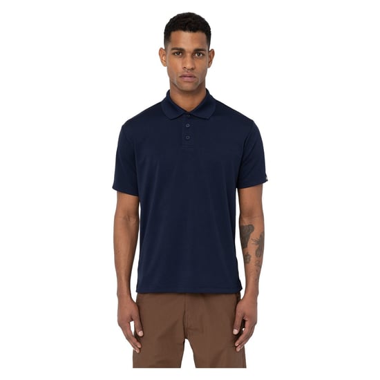 Dickies Everyday Polyester Herren Polo-Shirt in Blau - Image 1
