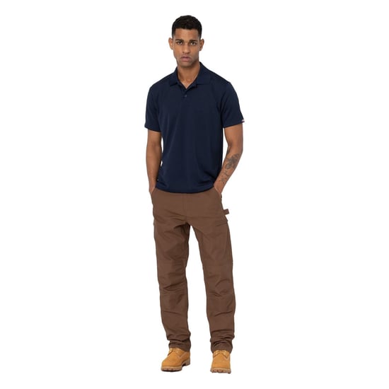 Dickies Everyday Polyester Herren Polo-Shirt in Blau - Image 4