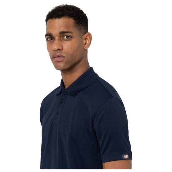 Dickies Everyday Polyester Herren Polo-Shirt in Blau - Image 5
