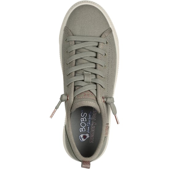 Skechers BOBS Copa Textil Damen Sneakers Olivgrün - Image 3