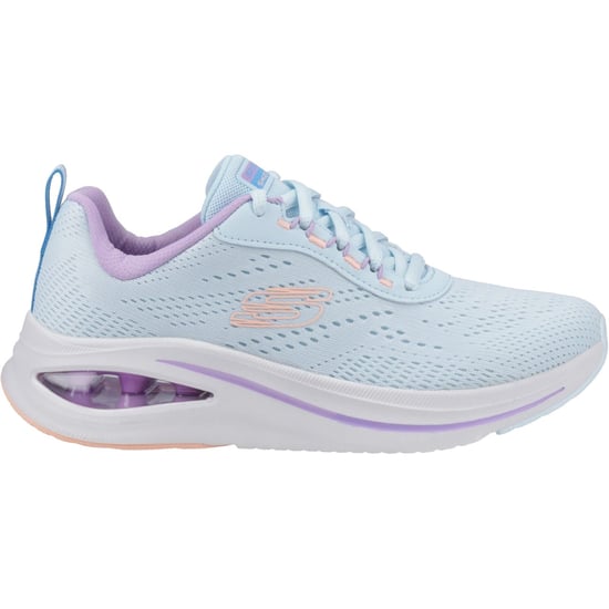 Skechers Skech-Air Meta - Aired Out Textil Damen Sneaker Hellblau/Multi - Image 5