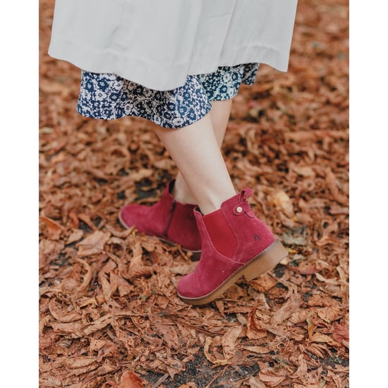 Hush Puppies Maddy Wildleder Damen Bordo Stiefel - Image 6