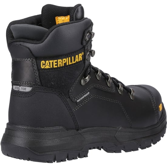 Caterpillar Diagnostic 2.0 Leder Schwarz Weite Sicherheitsstiefel - Image 2