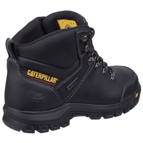 Caterpillar Rahmen Leder Schwarz Weite Sicherheitsstiefel - Image 2