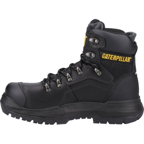 Caterpillar Diagnostic 2.0 Leder Schwarz Weite Sicherheitsstiefel - Image 4