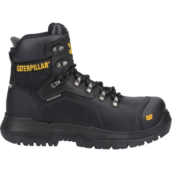 Caterpillar Diagnostic 2.0 Leder Schwarz Weite Sicherheitsstiefel - Image 5