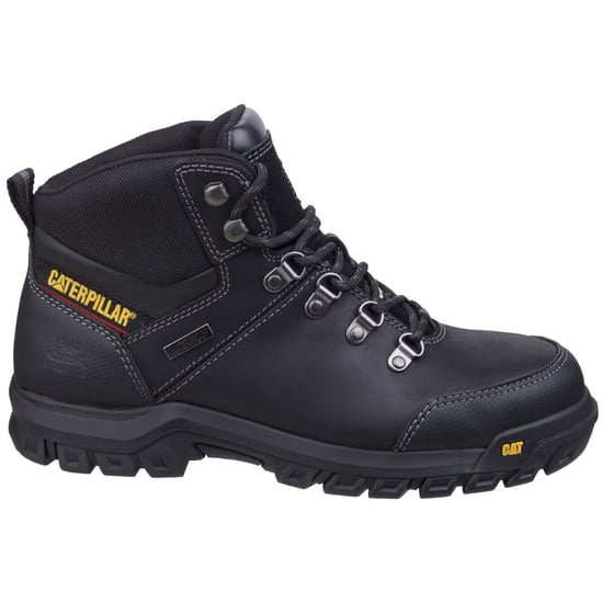 Caterpillar Rahmen Leder Schwarz Weite Sicherheitsstiefel - Image 4