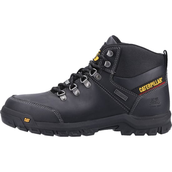 Caterpillar Rahmen Leder Schwarz Weite Sicherheitsstiefel - Image 5