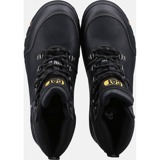 Caterpillar Rahmen Leder Schwarz Weite Sicherheitsstiefel - Image 6