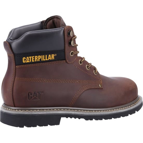 Caterpillar Powerplant Nubuck Braun Weite Sicherheitsschuhe - Image 2