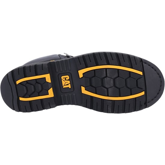 Caterpillar Powerplant S3 Nubuck Schwarz Weit Gefächerte Sicherheitsstiefel - Image 3