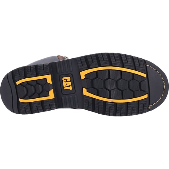 Caterpillar Powerplant Nubuck Braun Weite Sicherheitsschuhe - Image 3