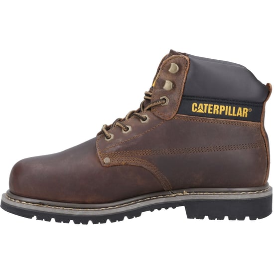 Caterpillar Powerplant Nubuck Braun Weite Sicherheitsschuhe - Image 4