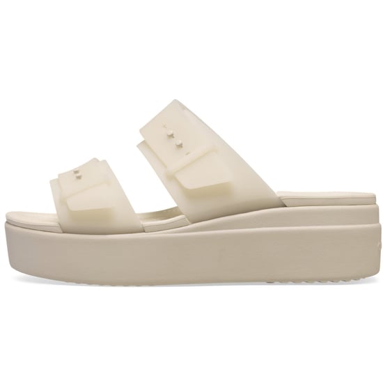 Crocs Brooklyn Buckle Low Damen Sandalen in Sandstein - Image 6