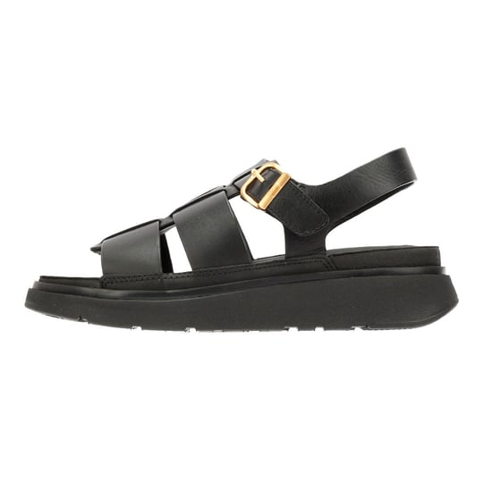 FitFlop GEN-FF Fischerleder Damen Sandalen in Schwarz - Image 6