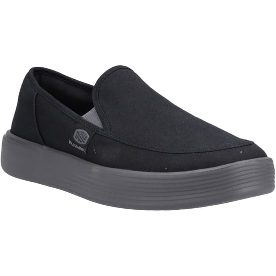 HEYDUDE Sunapee Canvas 100% Baumwolle Herren Schwarz/Grau Mokassins - Image 1