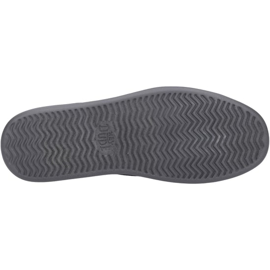 HEYDUDE Sunapee Canvas 100% Baumwolle Herren Schwarz/Grau Mokassins - Image 4