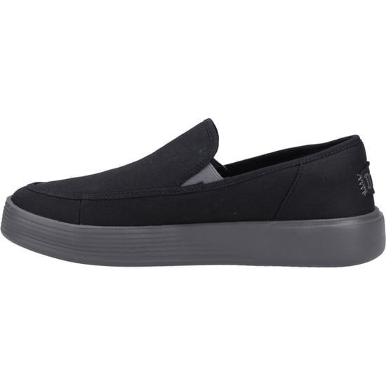 HEYDUDE Sunapee Canvas 100% Baumwolle Herren Schwarz/Grau Mokassins - Image 5