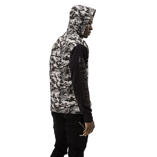 Caterpillar Kapuzenshirt mit langen Ärmeln aus Baumwolle für Herren in Grau - Image 2