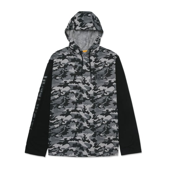 Caterpillar Kapuzenshirt mit langen Ärmeln aus Baumwolle für Herren in Grau - Image 3
