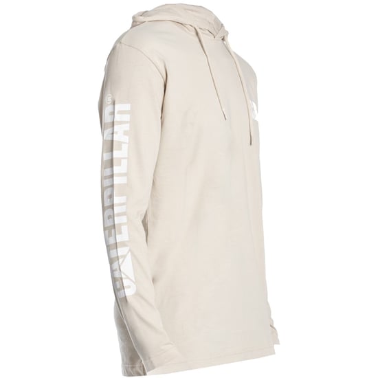 Caterpillar Kapuzenlangarmshirt aus Baumwolle für Herren in Beige - Image 6