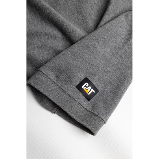 Caterpillar Essentials Baumwoll Herren Polo-Shirt in Grau - Image 4