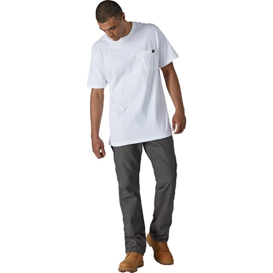 Dickies Kurzarm Baumwoll Herren T-Shirts in Weiß - Image 3