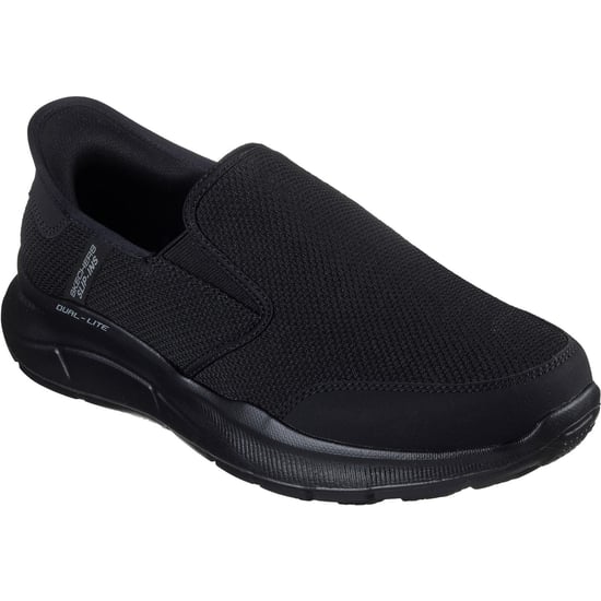 Skechers Equalizer 5.0 Drayze Polyester Herren Schwarz Extra Weite Sneakers - Image 1