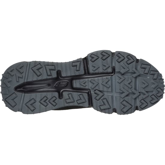 Skechers Skech-Air Sleek Envoy Leder Herren Wanderschuhe Schwarz - Image 2