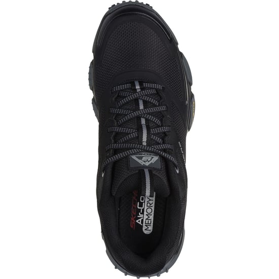 Skechers Skech-Air Sleek Envoy Leder Herren Wanderschuhe Schwarz - Image 3