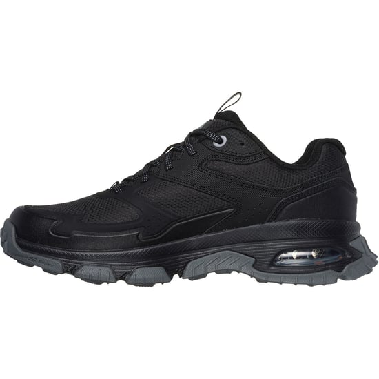 Skechers Skech-Air Sleek Envoy Leder Herren Wanderschuhe Schwarz - Image 4