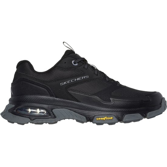 Skechers Skech-Air Sleek Envoy Leder Herren Wanderschuhe Schwarz - Image 5