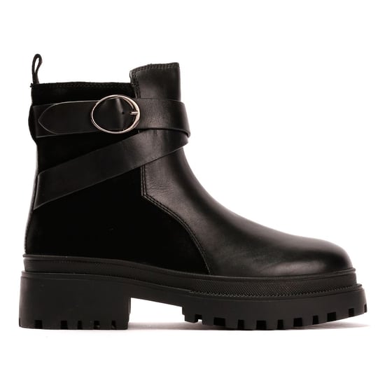 Osprey London Die Boston Leder Damenstiefel in Schwarz - Image 5