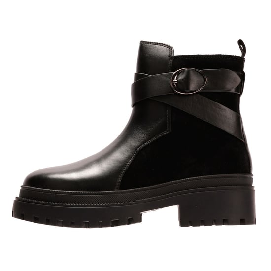 Osprey London Die Boston Leder Damenstiefel in Schwarz - Image 6