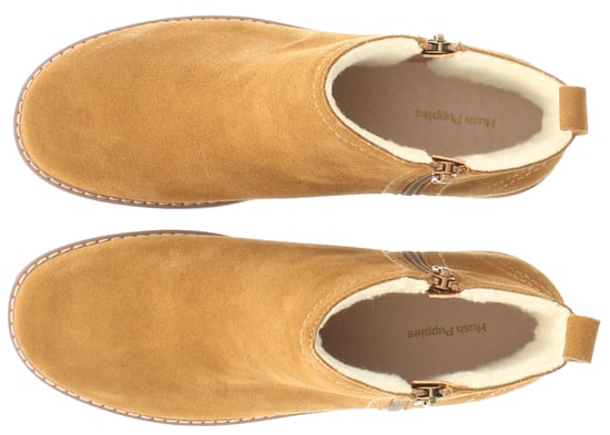 Hush Puppies Maddy Wide Wildleder Damen Graue Stiefel - Image 6