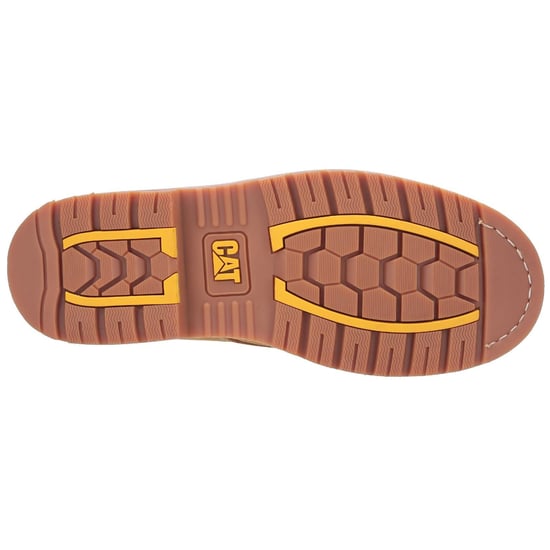 Caterpillar Powerplant Nubuck Honig Weit-Leistungs-Sicherheitsstiefel - Image 3