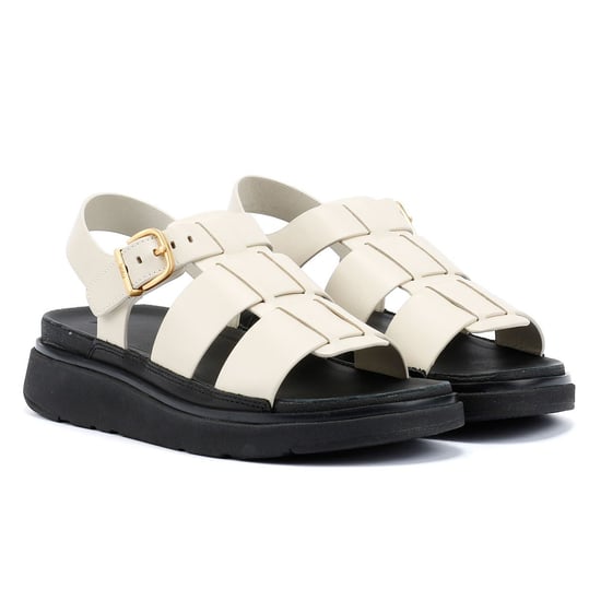 FitFlop GEN-FF Fischerleder Damen Sandalen Paris Beige - Image 1