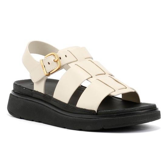 FitFlop GEN-FF Fischerleder Damen Sandalen Paris Beige - Image 2