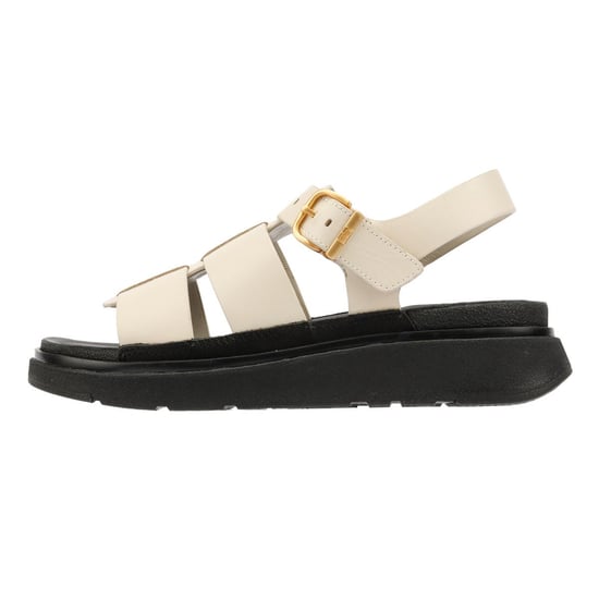 FitFlop GEN-FF Fischerleder Damen Sandalen Paris Beige - Image 6