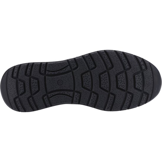 Hush Puppies Cole Leder Herren Schwarze Nubuk Slipper - Image 3