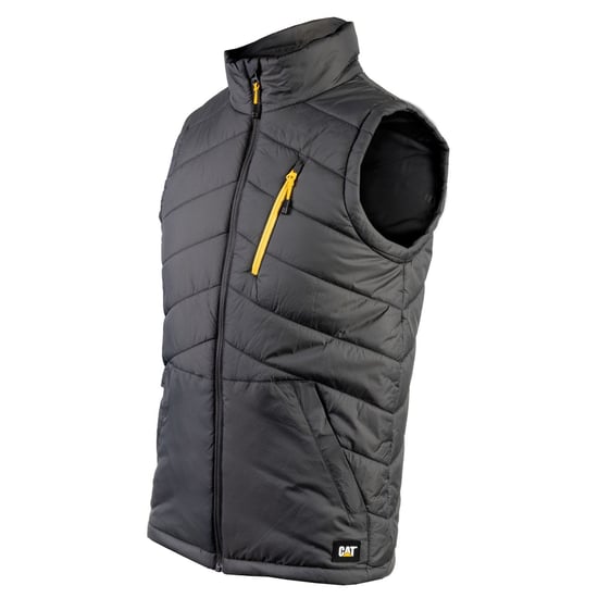 Caterpillar Essentials Herren Schwarz Gilet - Image 2